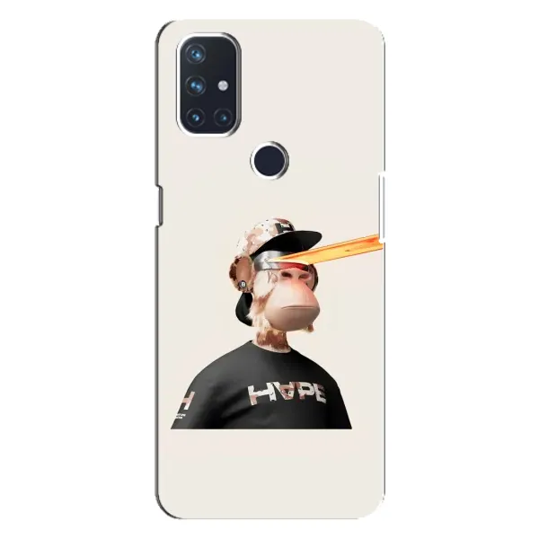 Чехол с принтом «обезьяна NFT в очках» для OnePlus Nord 10 5G