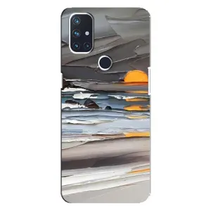 Чехол с картинкой (Стильные) для ВанПлас Норд 10 5Джи - (AlphaPrint) (Пастель)
