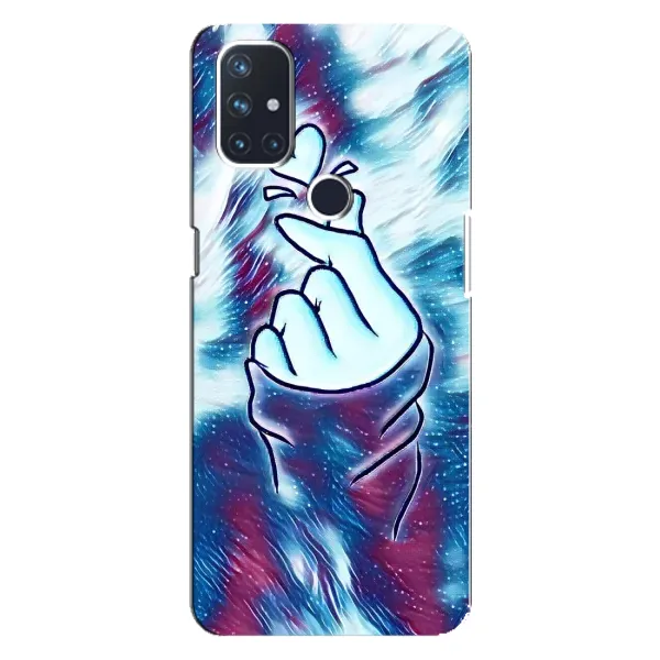 Чехол с принтом «Радужное сердце» для OnePlus Nord 10 5G Чехол с принтом «Радужное сердце» для OnePlus Nord 10 5G