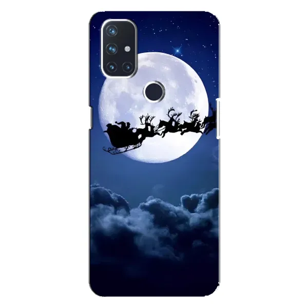 Чехол с принтом «Санта - луна» для OnePlus Nord 10 5G