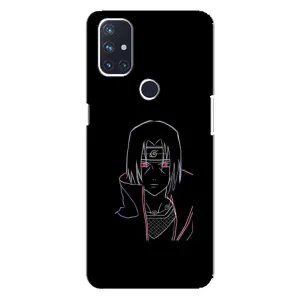 Чехлы на тему: Итачи Учиха для OnePlus Nord 10 5G (AlphaPrint) (силуэт Итачи)