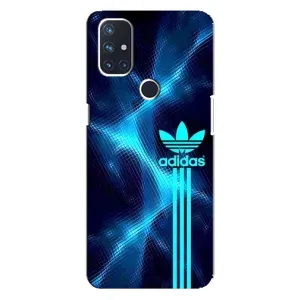 Чехлы Адидас для OnePlus Nord 10 5G (AlphaPrint) (Синий Адидас)