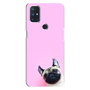 Чехлы с собаками для OnePlus Nord 10 5G (VPrint) (Смешная собака)