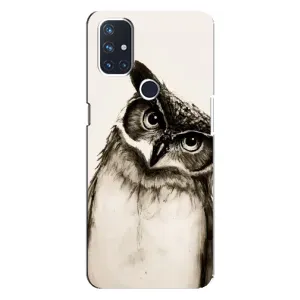 Чехол с птицами на OnePlus Nord 10 5G (VPrint) (Сова)