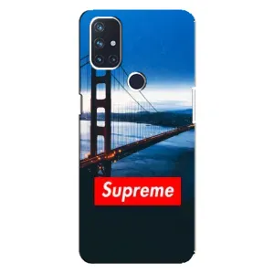 Чехол для OnePlus Nord 10 5G с картинкой Supreme (AlphaPrint) (Стиль Supreme)