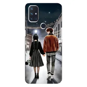 Чехол с принтом «Уэнздей и Тайлер» для OnePlus Nord 10 5G