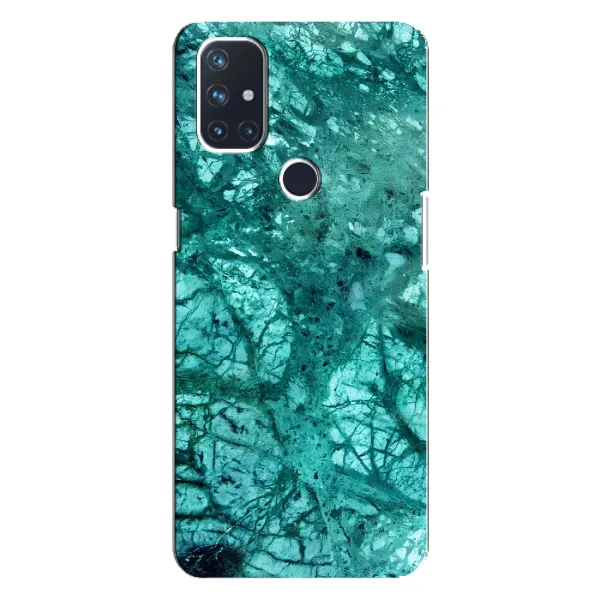 Чехол с принтом «Зеленый мрамор» для OnePlus Nord 10 5G