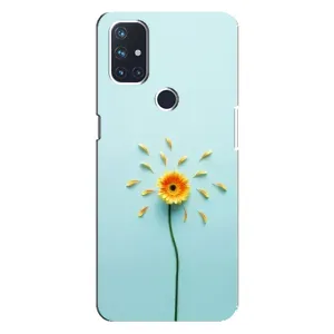 Чехлы с Цветами для OnePlus Nord 10 5G (VPrint) (Желтый цветок)