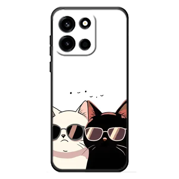 Чохол з принтом «Коти в окулярах» для OnePlus Turbo 6
