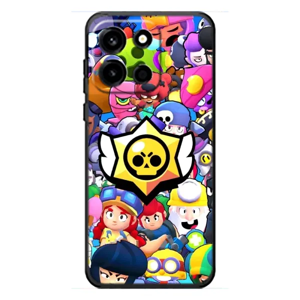 Чохол з принтом «Лого Brawl Stars» для OnePlus Turbo 6