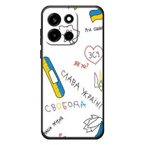 Чохли (Доброго вечора, ми за України) для ОнеПлус Турбо 6 (AlphaPrint) (Стикер)
