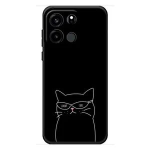 Чехол с принтом «Равнодушный кот» для OnePlus Turbo 6V