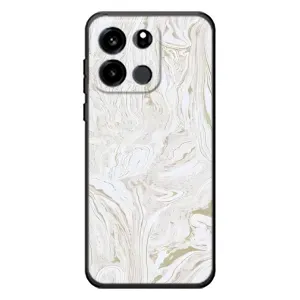 Мраморный чехол на OnePlus Turbo 6V (VPrint) (Белый мрамор)