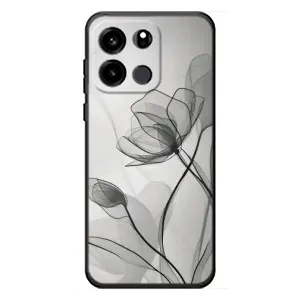 Чохол з принтом «Чорні квіти» для OnePlus Turbo 6V