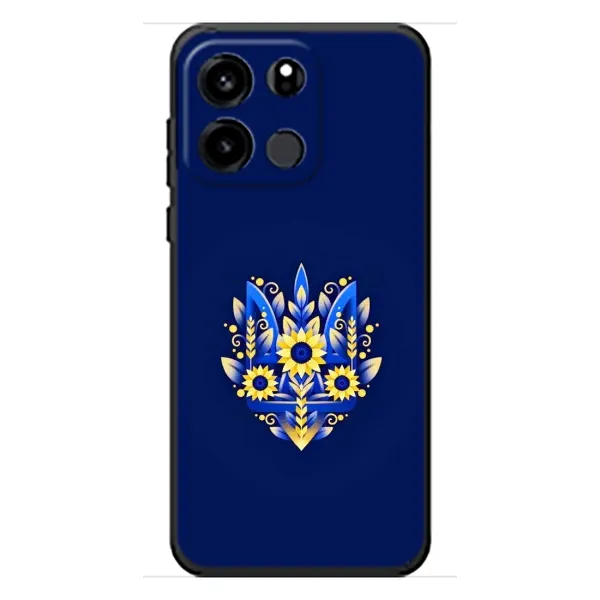 Чехол с принтом «Цветочный Герб» для OnePlus Turbo 6V