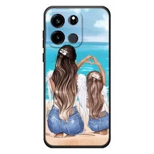 Чохол з друком для OnePlus Turbo 6V - (Мама з дитинкою) (AlphaPrint) (Мама з донькою)