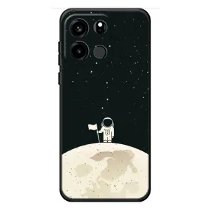Космические Чехлы для УанПлюс Турбо 6В (VPrint) (На луне)