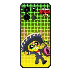 Чехлы Brawl Stars для OnePlus Turbo 6V (AlphaPrint) (Поко в самбреро)