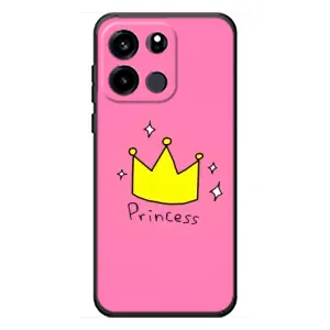 Чехол с картинкой (Стильные) для УанПлюс Турбо 6В - (AlphaPrint) (Princess)