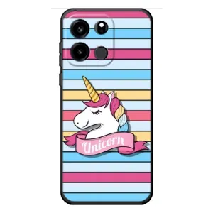 Чехол для УанПлюс Турбо 6В - (Единорожки - Новинки) (AlphaPrint) (Unicorn)