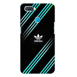 Чехлы Адидас для OPPO A12 (AlphaPrint) (Адидас с полосами)