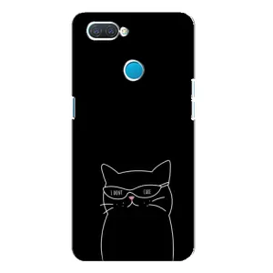 Чохол з малюнком кіт на OPPO A12 (Байдужий кіт)