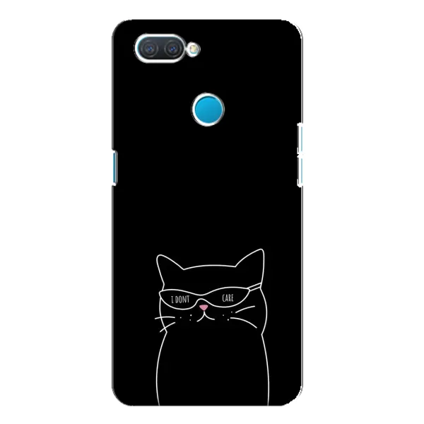 Чохол з принтом «Байдужий кіт» для OPPO A12
