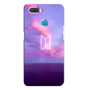 Чехлы BTS для OPPO A12 (AlphaPrint) (BTS логотип)