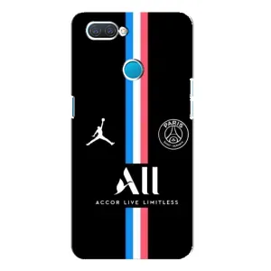 Чехлы PSG для OPPO A12 (AlphaPrint) (футболка ПСЖ)