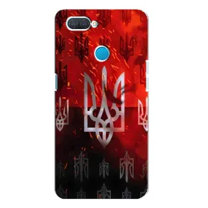 Украинские Чехлы для OPPO A12 с картинкой УПА (AlphaPrint) (ГЕРБ УПА)