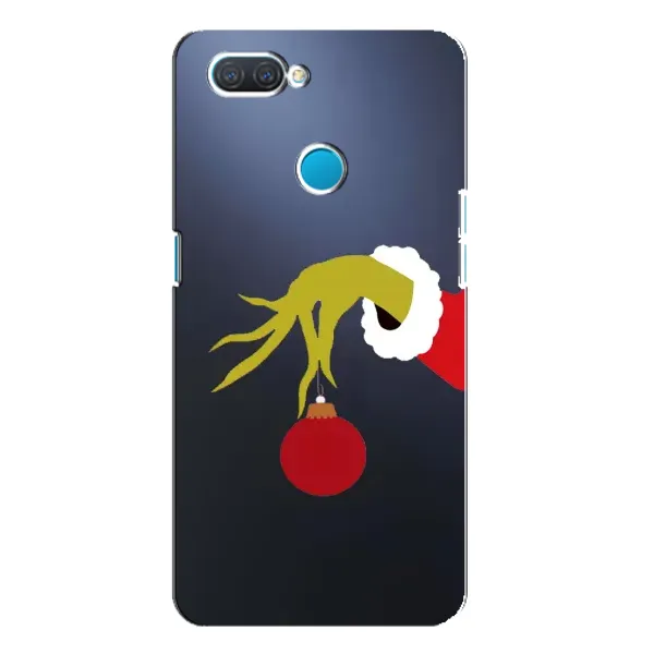 Чехол с принтом «Гринч с игрушкой» для OPPO A12 Чехол с принтом «Гринч с игрушкой» для OPPO A12