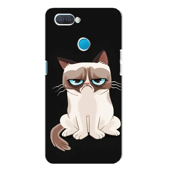 Чехол с принтом «Грустный кот» для OPPO A12 Чехол с принтом «Грустный кот» для OPPO A12