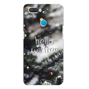 Новогодние, Праздничные Чехлы для OPPO A12 - 2024 год (Hello winter)