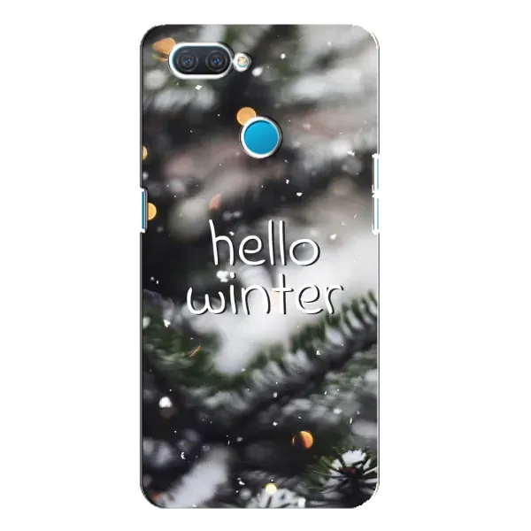 Чехол с принтом «Hello winter» для OPPO A12