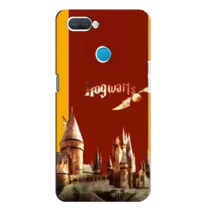 Чехлы с Гарри Поттером для OPPO A12 (AlphaPrint) (Hogwarts)