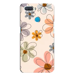 Чохол з принтом «Кольорові квіти» для OPPO A12