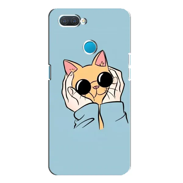 Чехол с принтом «Котик в очках» для OPPO A12 Чехол с принтом «Котик в очках» для OPPO A12