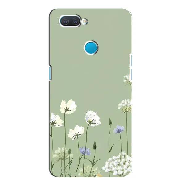 Чохол з принтом «Квіти на зеленому» для OPPO A12