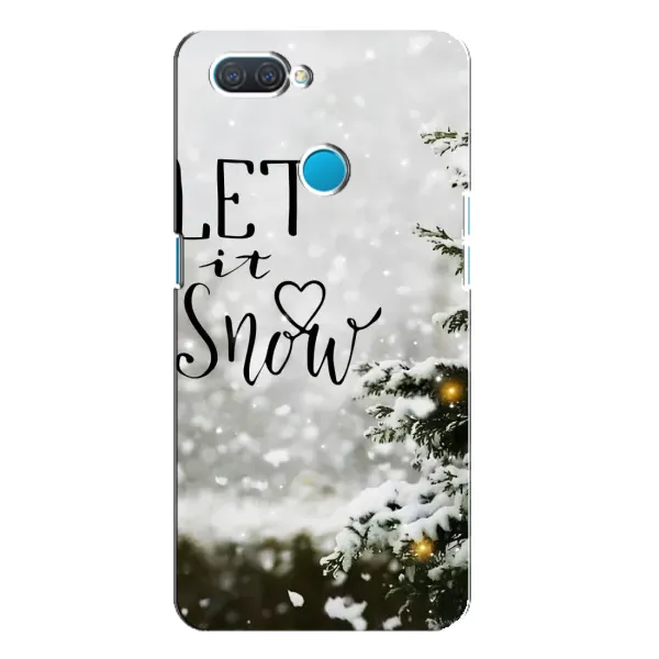 Чехол с принтом «Let it snow» для OPPO A12