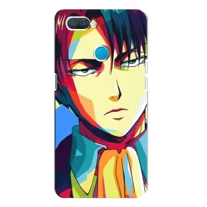 Чехлы Персонажи Аниме Наруто для OPPO A12 (AlphaPrint) (Леви Аккерман)