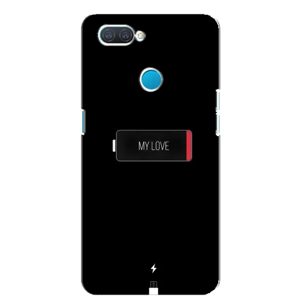 Чехол с принтом «Love battery» для OPPO A12