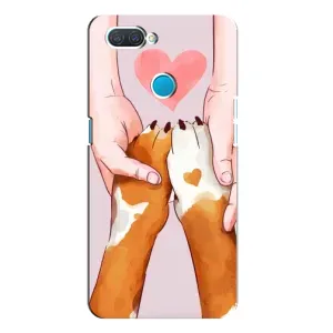 Чехлы с собаками для OPPO A12 (VPrint) (Любовь к собакам)