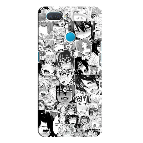 Чехол с принтом «Ahegao manga» для OPPO A12