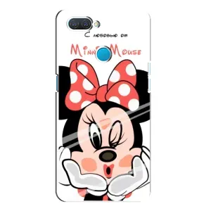 Эксклюзивный чехол для OPPO A12 (AlphaPrint - Мультяшные) (Маус Минни)