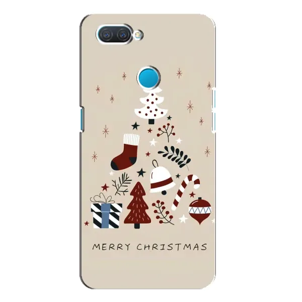Чехол с принтом «Merry Christmas» для OPPO A12
