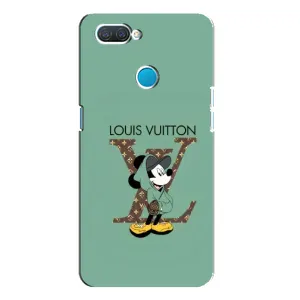Чехлы Луи Витон для OPPO A12 (AlphaPrint - LOUIS VUITTON) (Микки Маус LV)