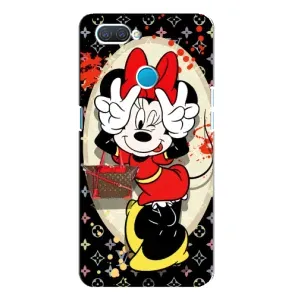 Чехол Disney Mouse OPPO A12 (PREMIUMPrint) (Минни peace)