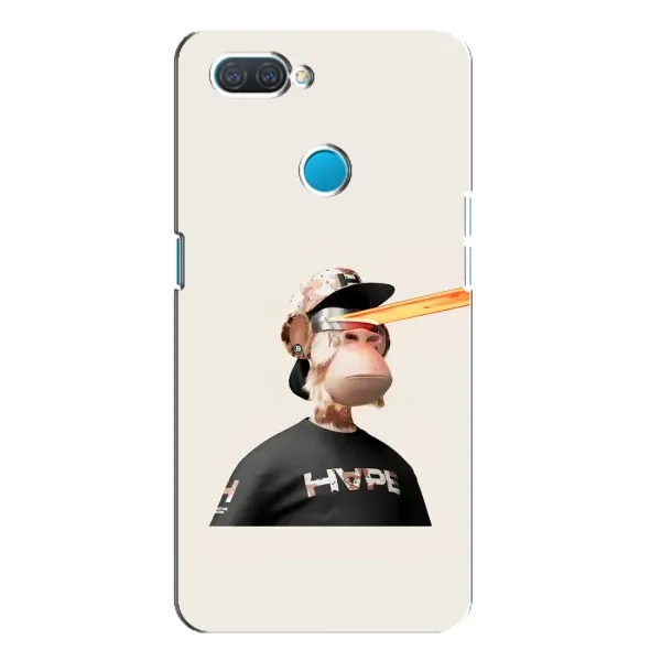 Чехол с принтом «обезьяна NFT в очках» для OPPO A12