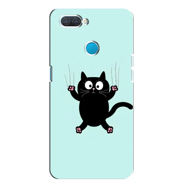 Чехол с принтом «Падающий кот» для OPPO A12 Чехол с принтом «Падающий кот» для OPPO A12