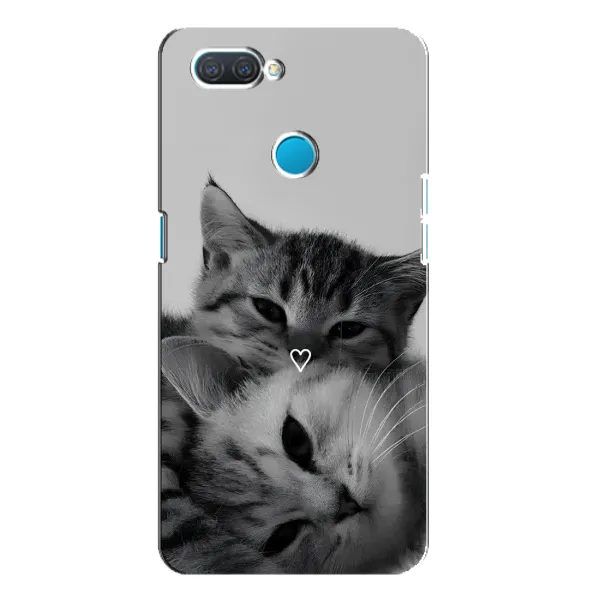 Чохол з принтом «Пара котів» для OPPO A12